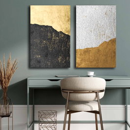 Wallity Conjunto de Lienzos Decorativos Multicolor (2 Piezas) 45 x 70 cm